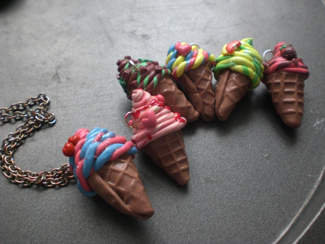 some icecream cones mmm waffle
